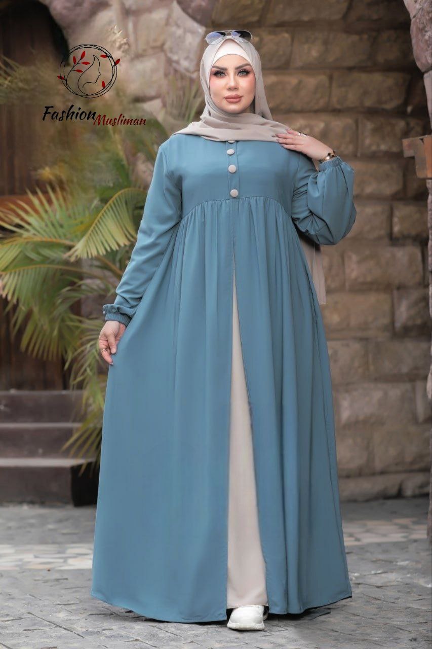 حجاب عفة ثلاث قطع ( خمار + حجاب ) + بوندانة كهدية