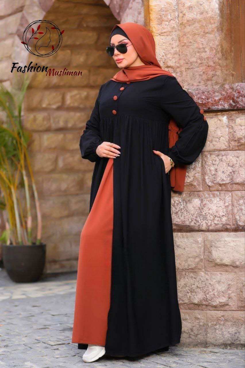 حجاب عفة ثلاث قطع ( خمار + حجاب ) + بوندانة كهدية