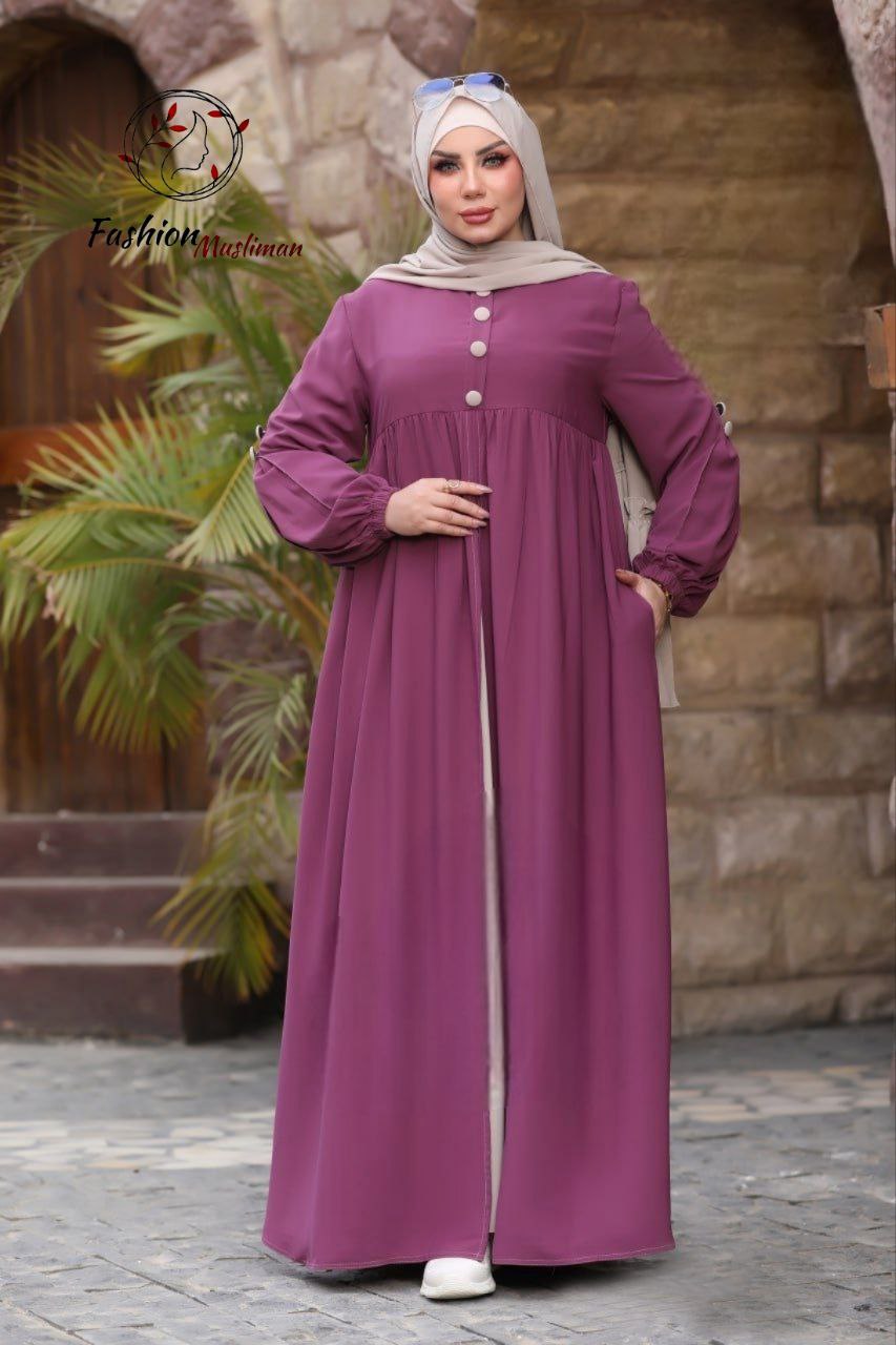 حجاب عفة ثلاث قطع ( خمار + حجاب ) + بوندانة كهدية