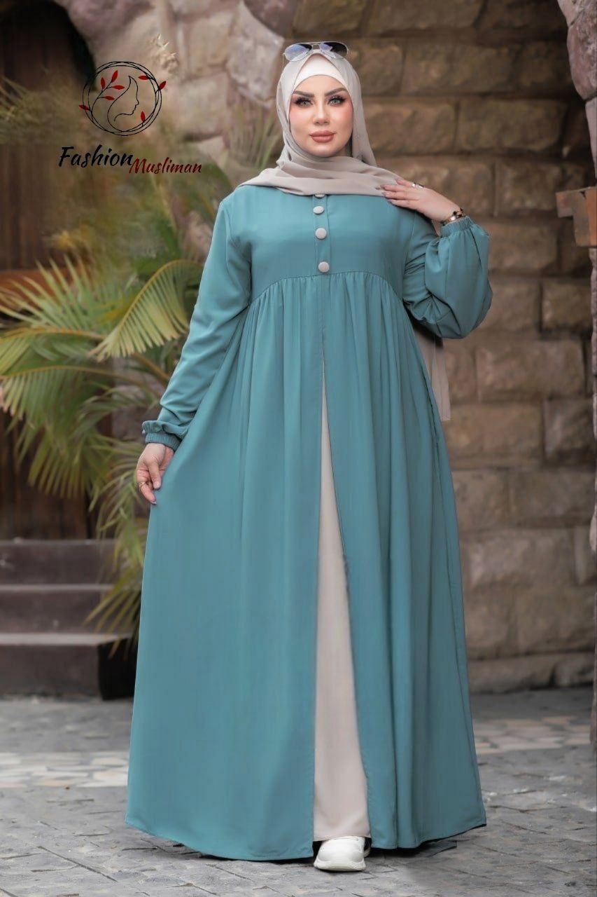 حجاب عفة ثلاث قطع ( خمار + حجاب ) + بوندانة كهدية