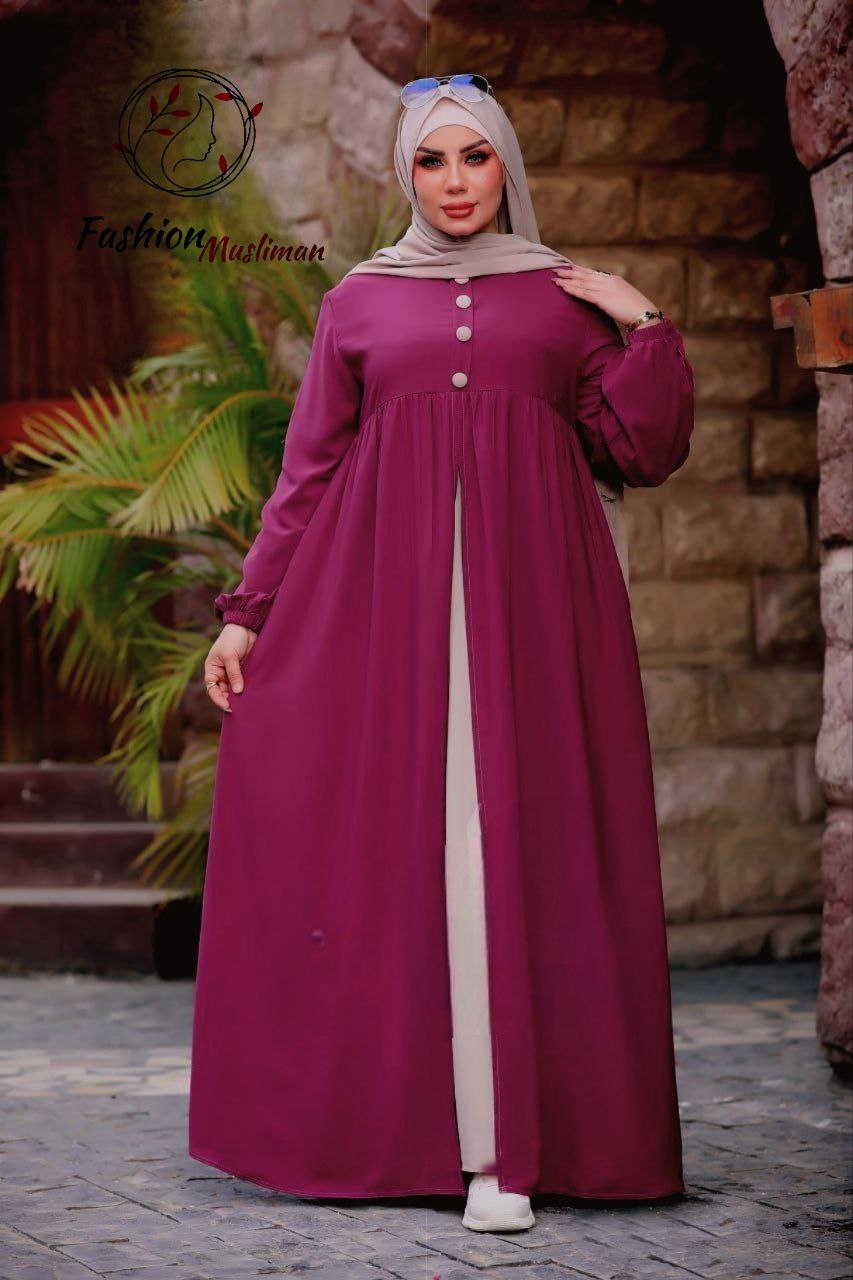 حجاب عفة ثلاث قطع ( خمار + حجاب ) + بوندانة كهدية