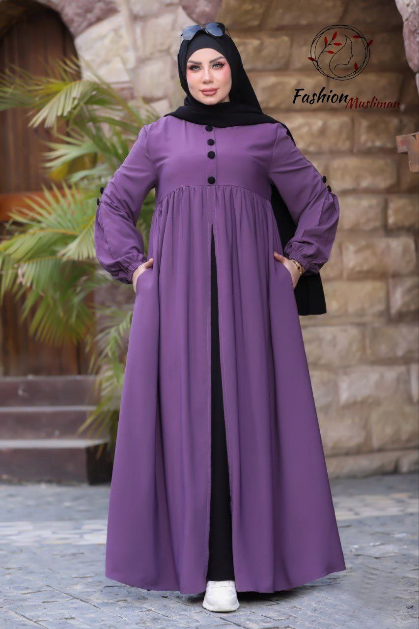 حجاب عفة ثلاث قطع ( خمار + حجاب ) + بوندانة كهدية