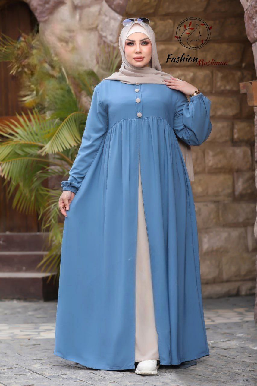 حجاب عفة ثلاث قطع ( خمار + حجاب ) + بوندانة كهدية