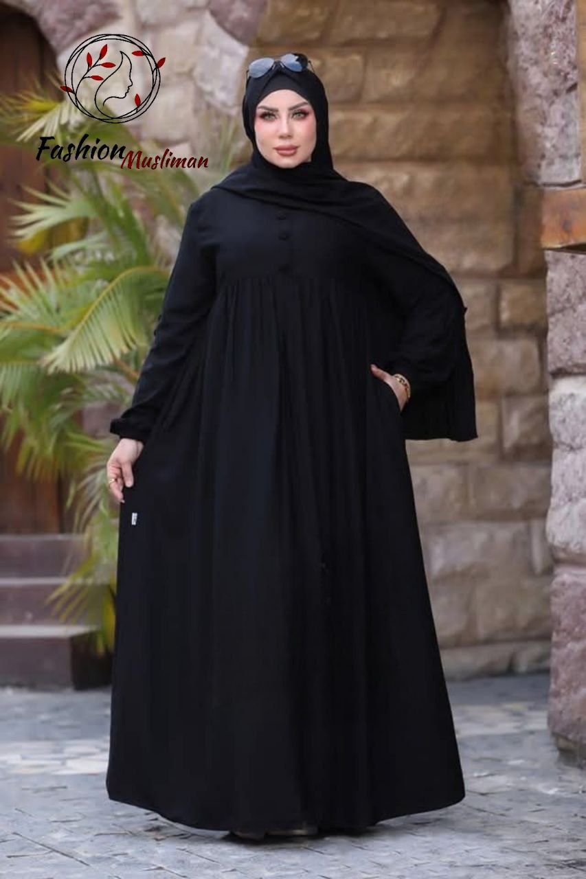 حجاب عفة ثلاث قطع ( خمار + حجاب ) + بوندانة  كهدية