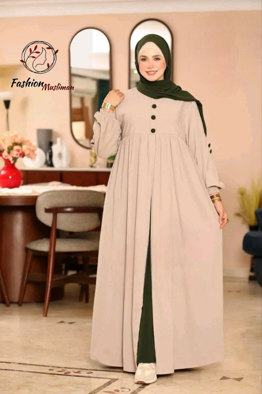 حجاب عفة ثلاث قطع ( خمار + حجاب ) + بوندانة  كهدية