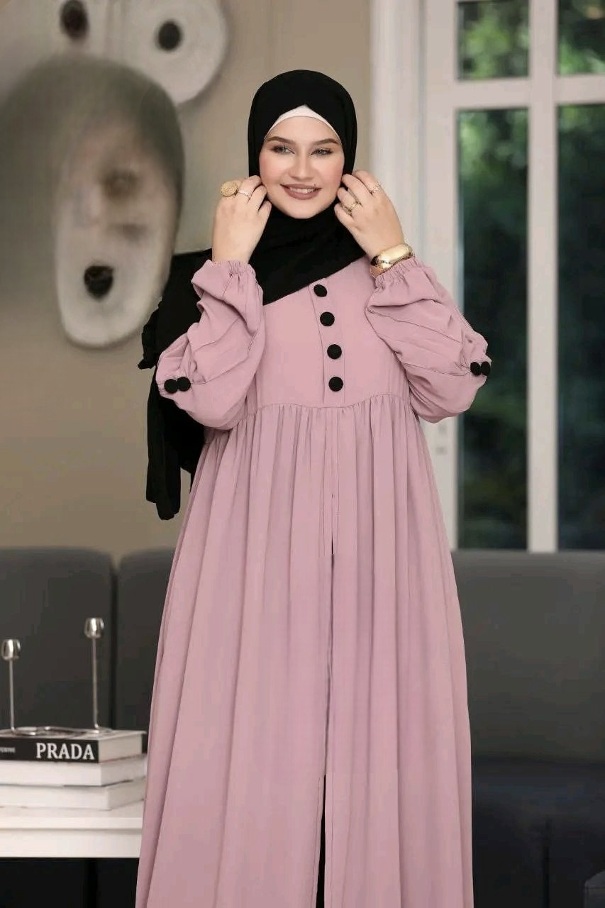 حجاب عفة ثلاث قطع ( خمار + حجاب ) + بوندانة  كهدية