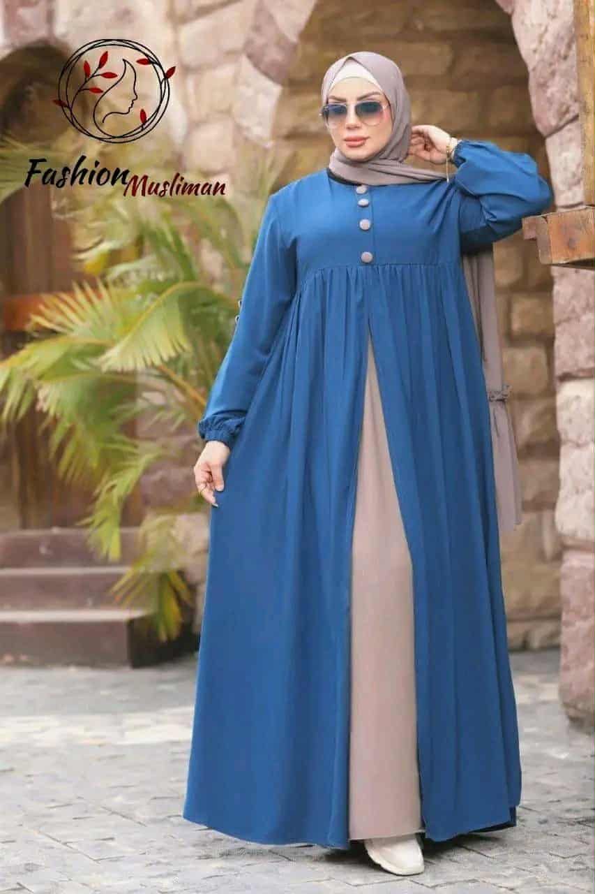 حجاب عفة ثلاث قطع ( خمار + حجاب ) + بوندانة  كهدية