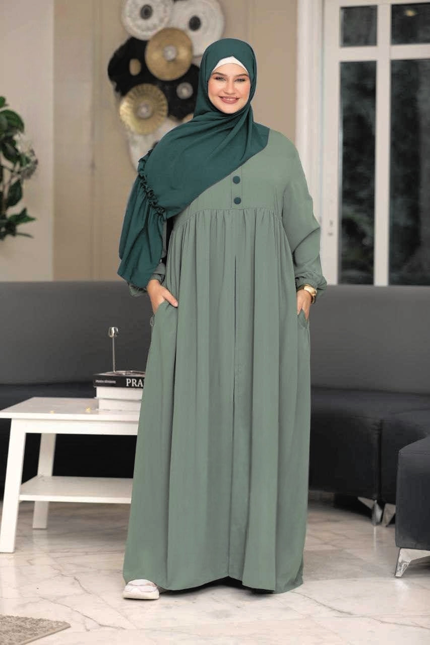 حجاب عفة ثلاث قطع ( خمار + حجاب ) + بوندانة  كهدية