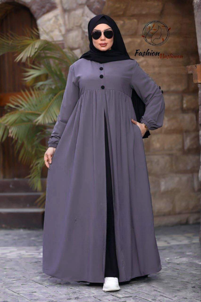 حجاب عفة ثلاث قطع ( خمار + حجاب ) + بوندانة  كهدية