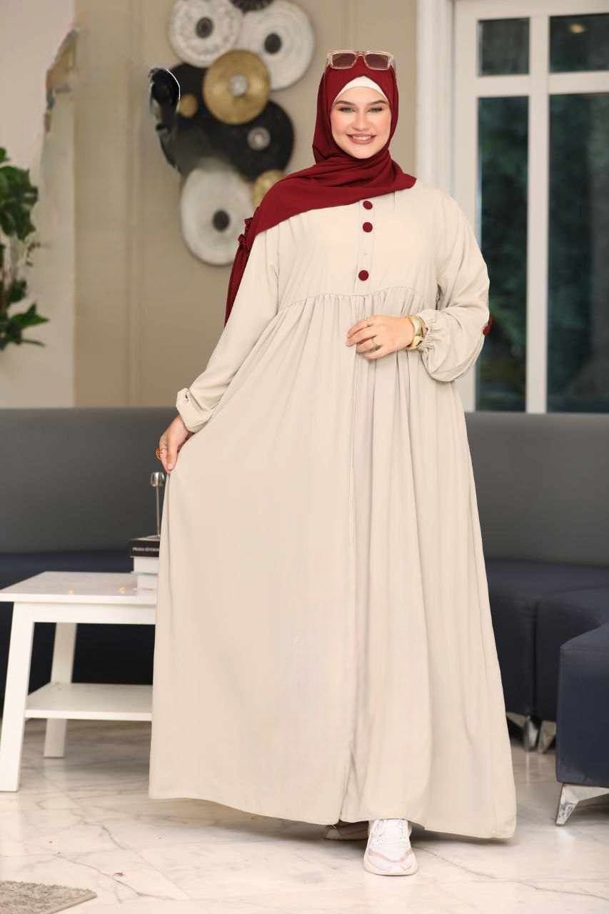 حجاب عفة ثلاث قطع ( خمار + حجاب ) + بوندانة  كهدية